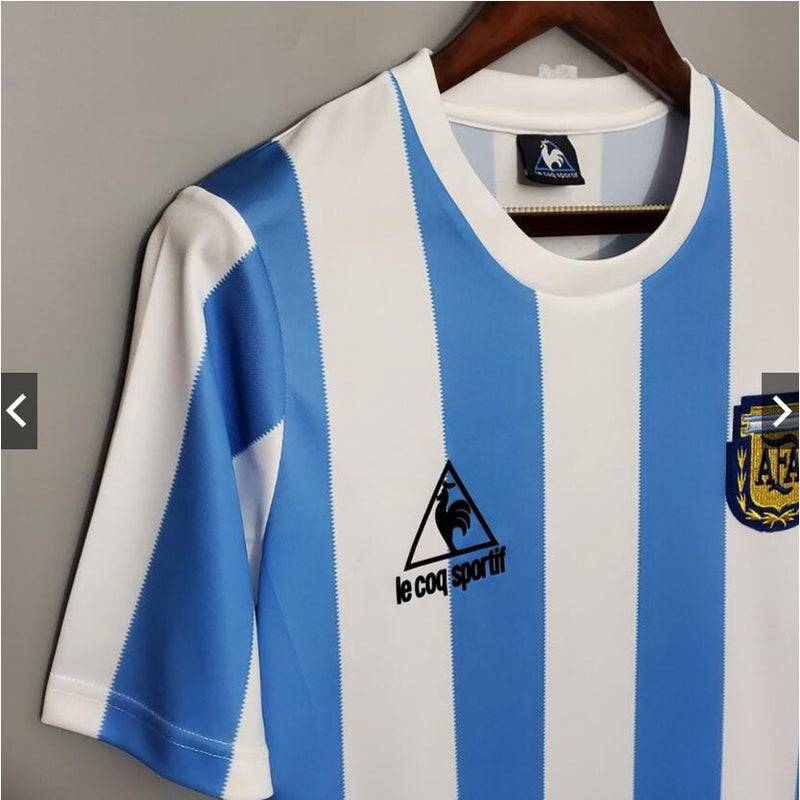 Camisa Argentina 1986 Home I - Torcedor Masculina