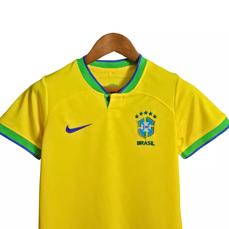 Camisa Seleção do Brasil 22/23 - Infantil