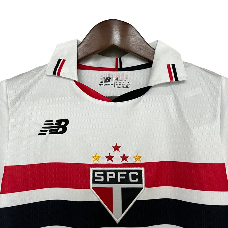 Camisa São Paulo 24/2025 I - Kit Torcedor Infantil