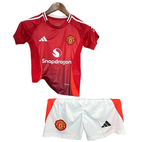 Camisa Manchester United 2024/25 I Home - Kit Torcedor Infantil