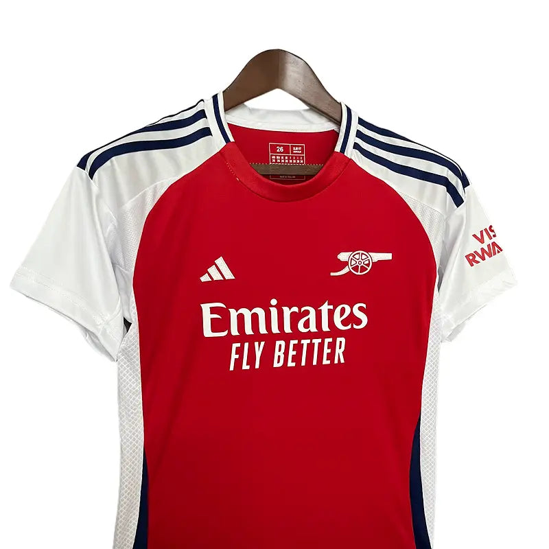 Camisa Arsenal 2024/25 I Home - Kit Torcedor Infantil