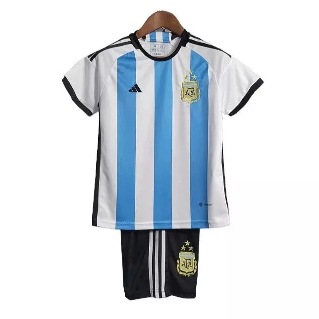 Camisa Seleção Argentina 22/23 Home - Kit Torcedor Infantil