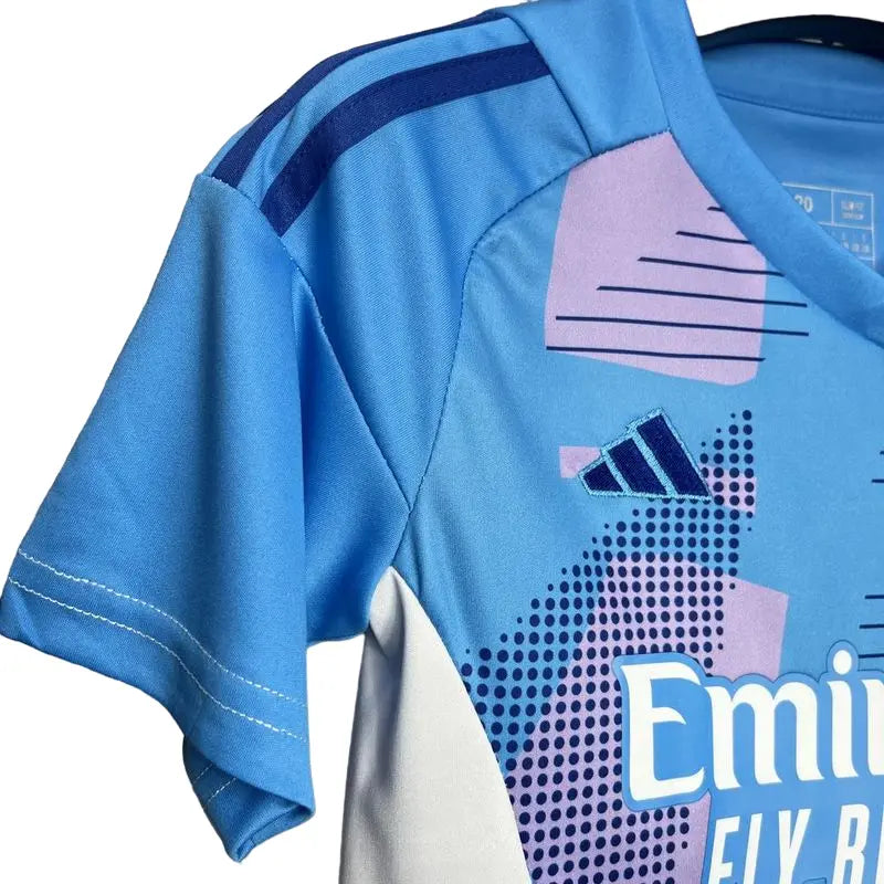 Camisa Real Madrid 2024/25 I Goleiro - Kit Torcedor Infantil