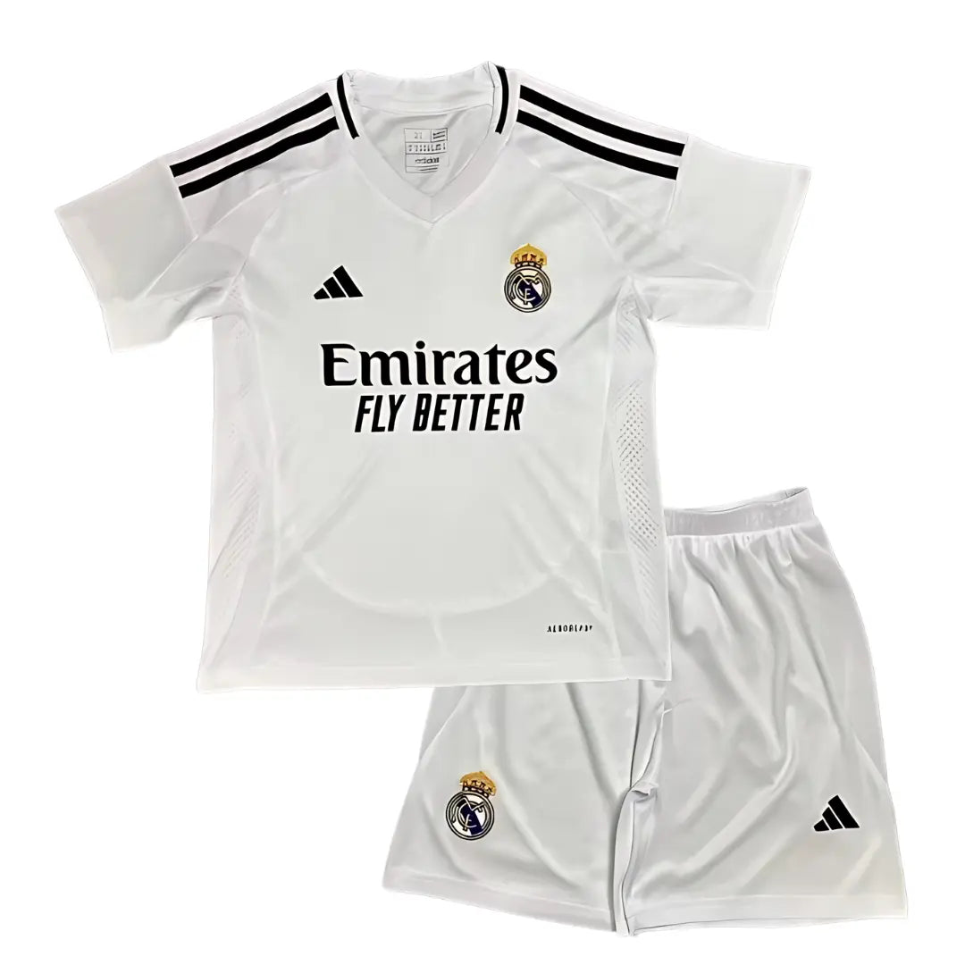 Camisa Real Madrid 2024/25 I Home - Kit Torcedor Infantil