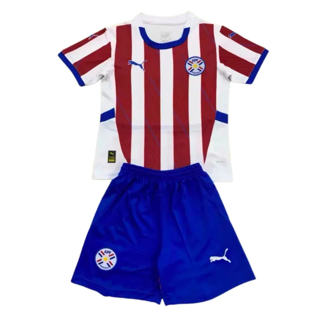 Camisa Seleção Paraguai 2024 I Home - Kit Torcedor Infantil