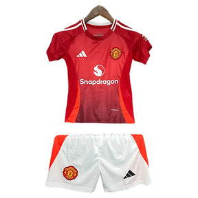 Camisa Manchester United 2024/25 I Home - Kit Torcedor Infantil