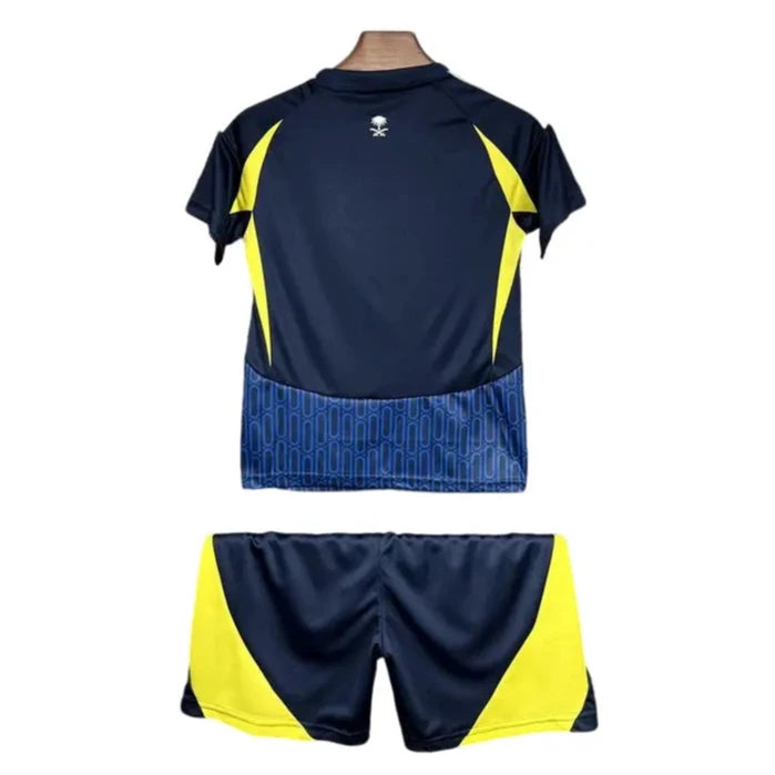 Camisa Al-Nassr 2024/25 Away - Kit Torcedor Infantil - Cristiano Ronaldo