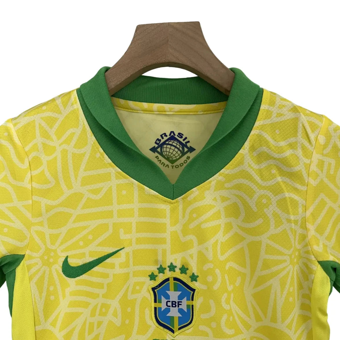 Camisa Seleção Brasil 2024/25 I - Kit Torcedor Infantil