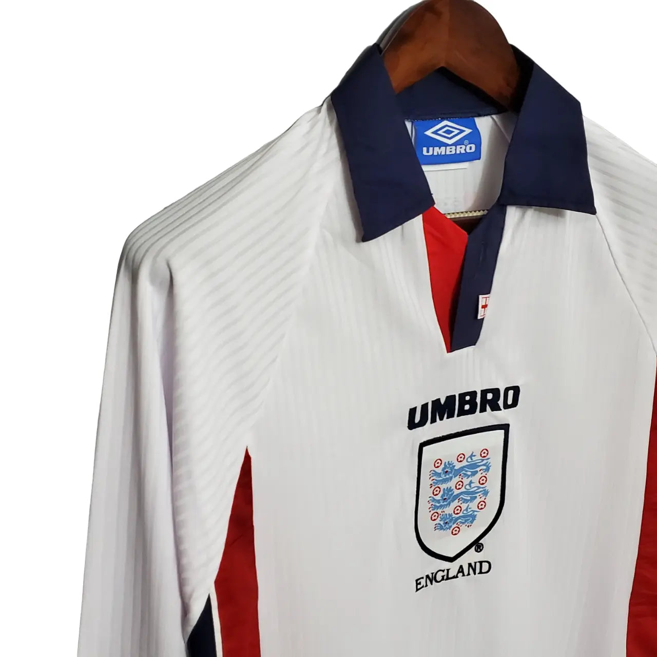 Camisa Inglaterra 1998 I Home - Masculina Manga Longa