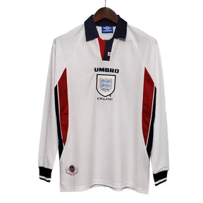 Camisa Inglaterra 1998 I Home - Masculina Manga Longa