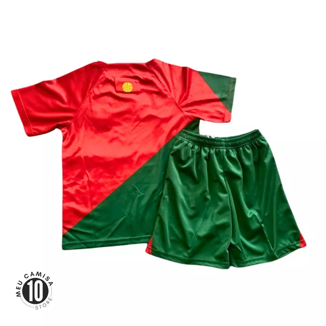 Camisa Seleção Portugal 2022 Home - Kit Torcedor Infantil