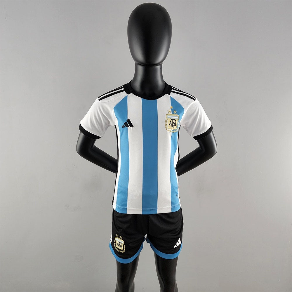 Camisa Seleção Argentina 22/23 Home - Kit Torcedor Infantil