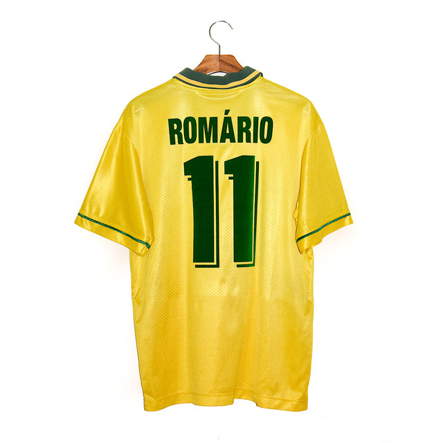 Camisa Retrô Brasil Romário Copa 1994 Umbro
